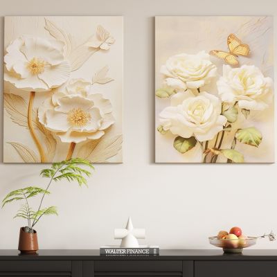 奶油装饰画挂画