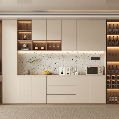 中古风侘寂酒柜 餐边柜