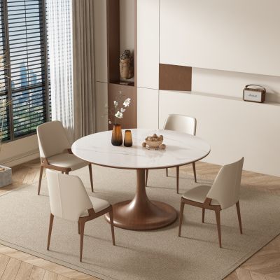 中古风侘寂餐厅 餐桌椅