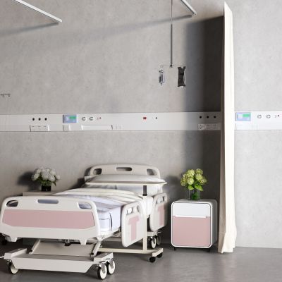现代医用床 病床 点滴架