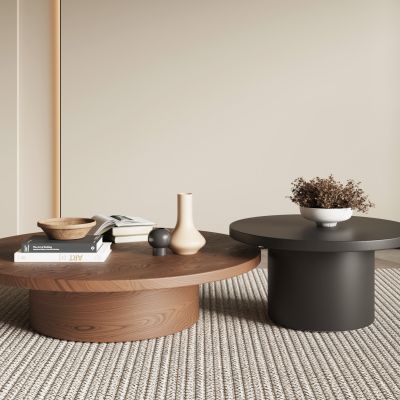 现代中古风茶几