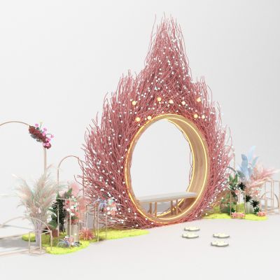 现代网红打卡美陈