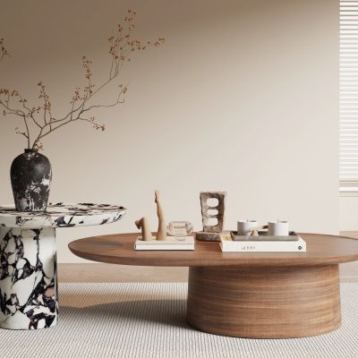 现代中古风茶几