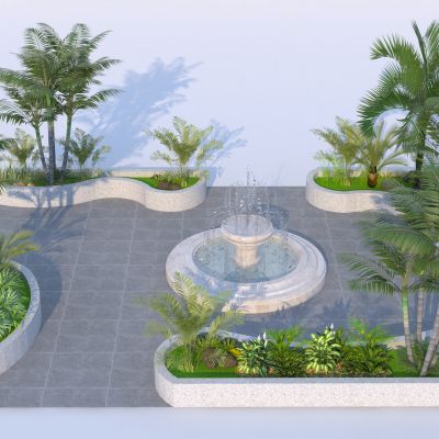 现代公园广场景观