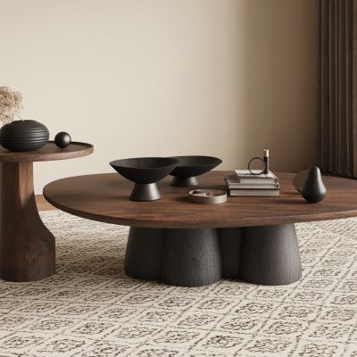 现代中古风茶几