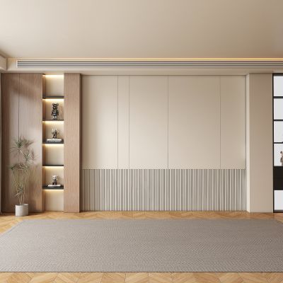 现代沙发背景墙