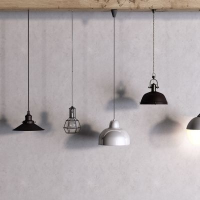 工业风金属吊灯