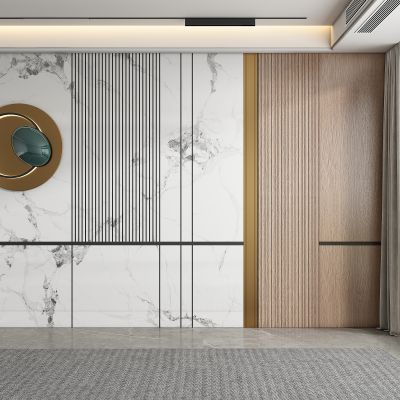 现代沙发背景墙