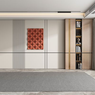 现代沙发背景墙