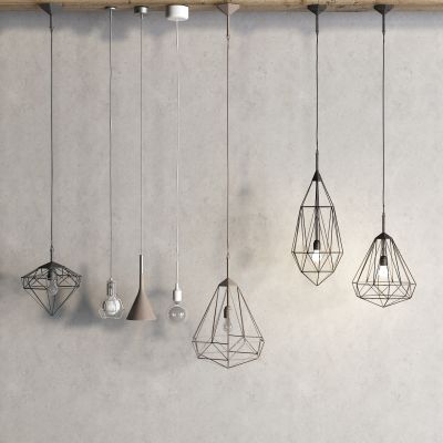 工业风金属吊灯