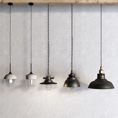 工业风金属吊灯