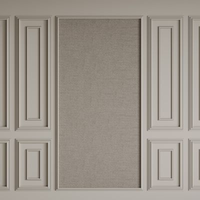 法式背景墙 护墙板 雕花线条