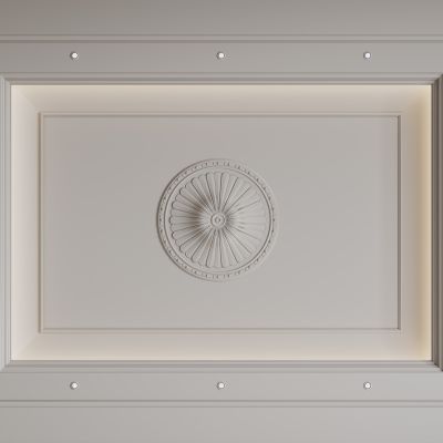 法式天花吊顶  卧室吊顶 客餐厅吊顶