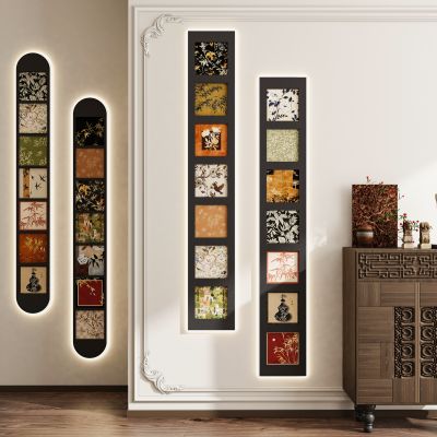 新中式现代中古风装饰画挂画