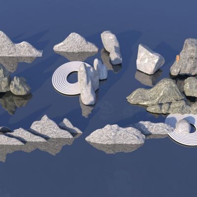 现代石头 雪浪石