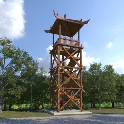 中式瞭望观景塔