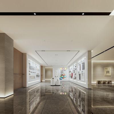 现代售楼处展厅