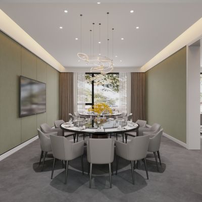 现代包厢餐厅2016版