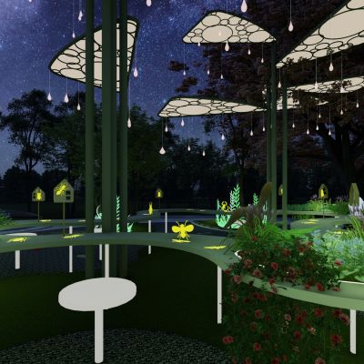 现代昆虫动物文化生态森林科普教育公园广场景观