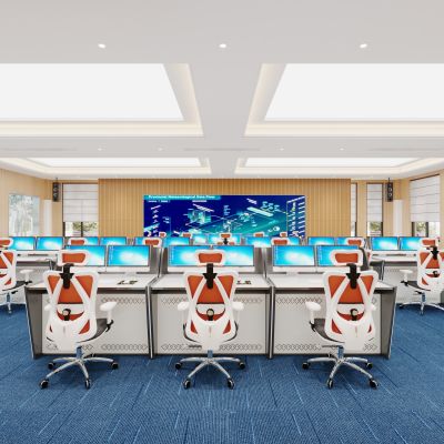 现代指挥控制室2016版3D模型