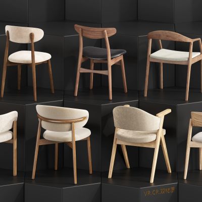 现代新中式休闲椅 单椅