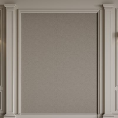 法式背景墙 雕花线条 床头背景墙