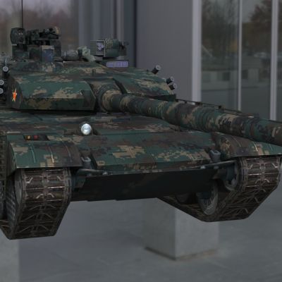 中国人民解放军陆军99式主战坦克ZTZ99式主战坦克车