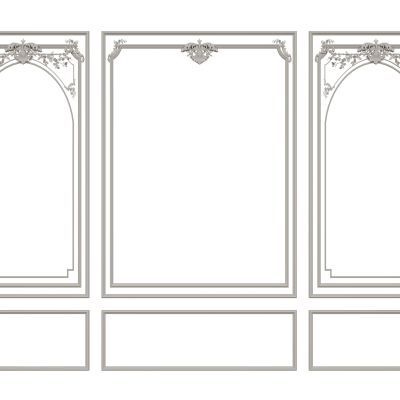 构件线条  雕花线条 石膏线