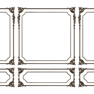 构件线条  雕花线条 石膏线