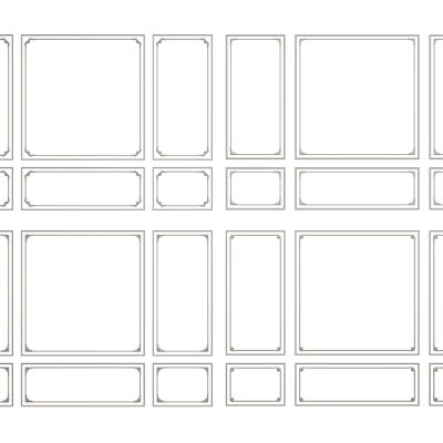 构件线条  雕花线条 石膏线