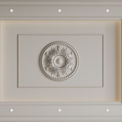 法式天花吊顶 卧室吊顶 客餐厅吊顶