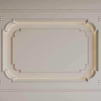 法式天花吊顶 卧室吊顶 客餐厅吊顶