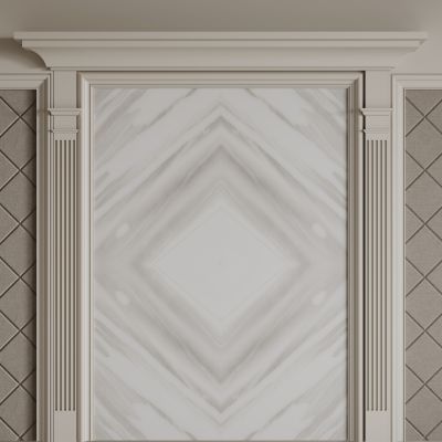 法式背景墙 护墙板 雕花线条