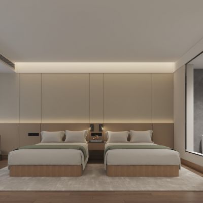 现代酒店客房标间