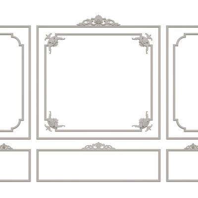 构件线条  雕花线条 石膏线