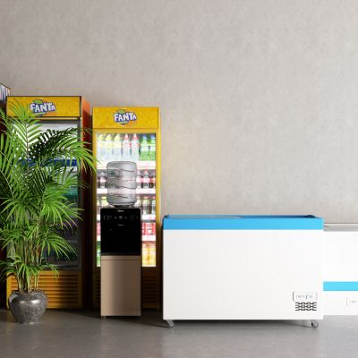 现代冰柜 雪糕 饮水机