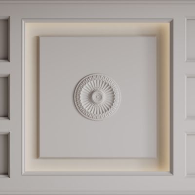 法式天花吊顶 卧室吊顶 客餐厅吊顶