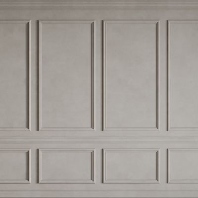 法式背景墙 护墙板 雕花线条