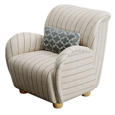 沙发现代单人布艺14VR3D模型