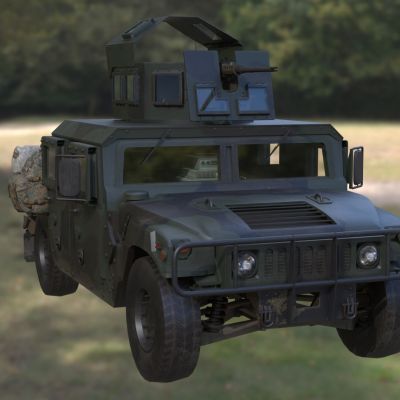 M1151M2美军装甲悍马军用吉普汽车