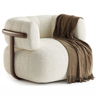 现代羊羔绒14CR3D模型