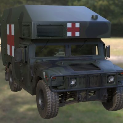 m997a3高机动性多用途轮式救护车