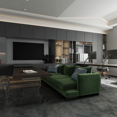 现代轻奢经理办公室