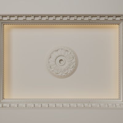 法式天花吊顶 卧室吊顶 客餐厅吊顶