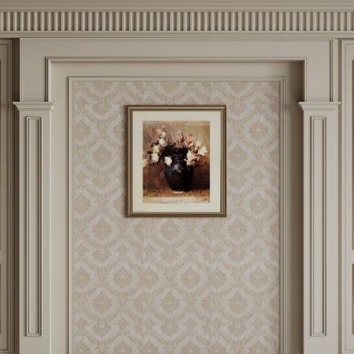 法式背景墙 雕花线条 床头背景墙
