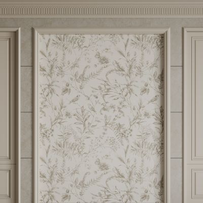 法式背景墙 雕花线条 床头背景墙