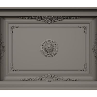 法式天花吊顶 卧室吊顶 客餐厅吊顶