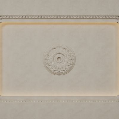 法式天花吊顶 卧室吊顶 客餐厅吊顶