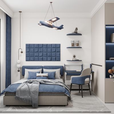 现代儿童房 男孩房