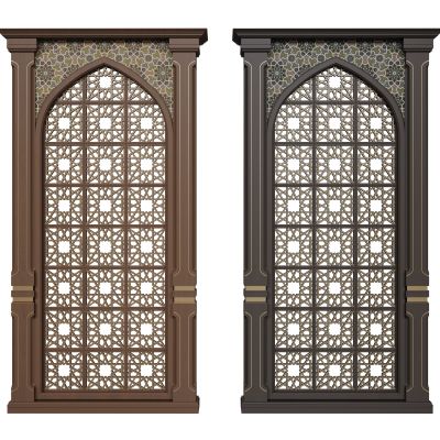 欧式柱子 雕花门楣 门套